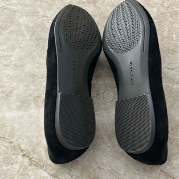 COLE HAAN Black Bow Flats NWOT - Picture 8 of 11